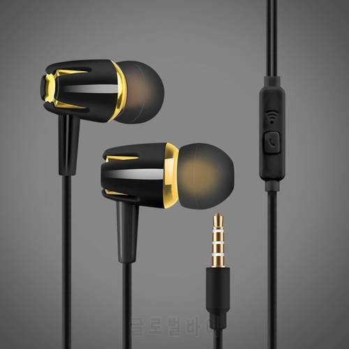 Earphones Wired Headphones With Mic 3.5mm In Ear Bass Stereo Earbuds HiFi Mobile Phone Headsets For iPhone Xiaomi fone de ouvido