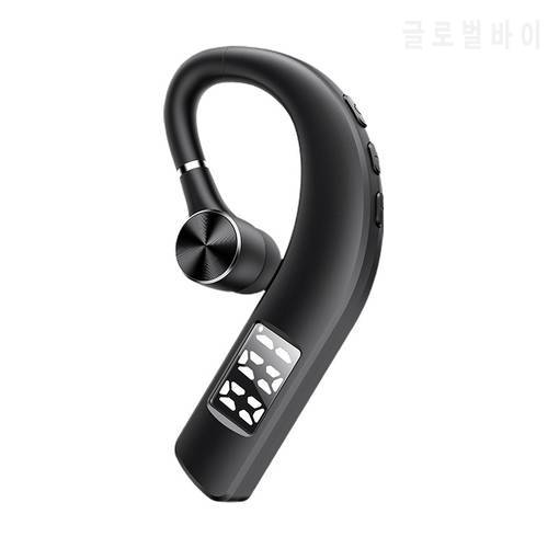 Business Bluetooth Headset With Mic Hands Free Stereo Earbuds Waterproof 5.2 Sports Earphones Single Headsets For All Phones