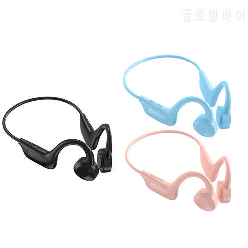 sound Conduction Headphones Bluetooth 5.0 Rechargeable Ear Hook Style Sports Headset Sweatproof for Running