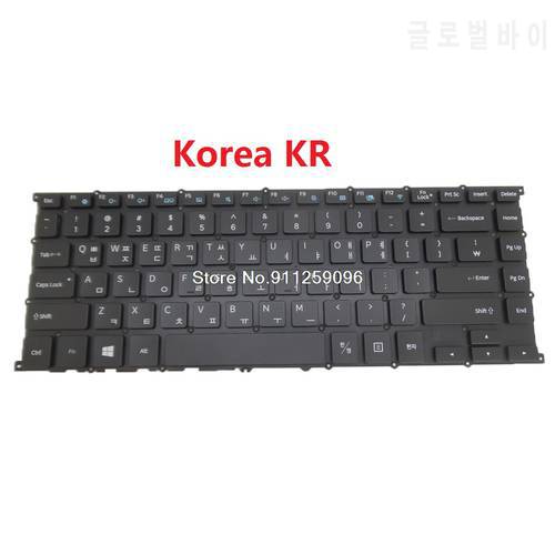 Laptop Keyboard For Samsung NP900X5M NP900X5L 900X5M 900X5L Korea KR English US BA59-04081B BA59-04102B Without Frame New