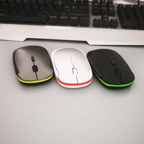 Wireless Mouse Ultra-Thin USB Receiver 2.4GHz Optical 1600DPI Gaming Mice For Xiaomi Lenovo Ect Laptop Desktop PC Free Shipping