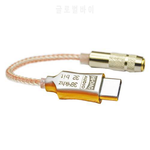 New Type C to 3.5mm Audio Cable Adapter DAC Decoder Converter Cable ALC5686 for Mate10-30 Pro P10 P20 40 HIFI Headphone