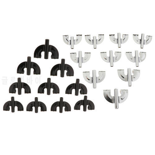 10pcs High Quality Iron Bass Drum Claw Hook for Bass Drum Parts Accessories Silver/Black