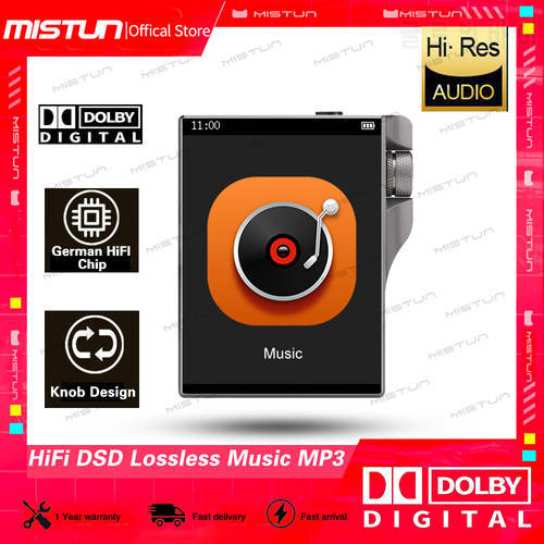 2022New Bluetooth MP3 Music Player professional HIFI DSD Lossless Decoding Sports Portable 2.4
