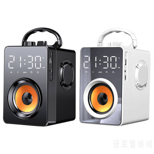 Portable Wireless Bluetooth Speake Dual Speakers Stereo Surround With Remote Control Radio Function For Outdoor And Sports