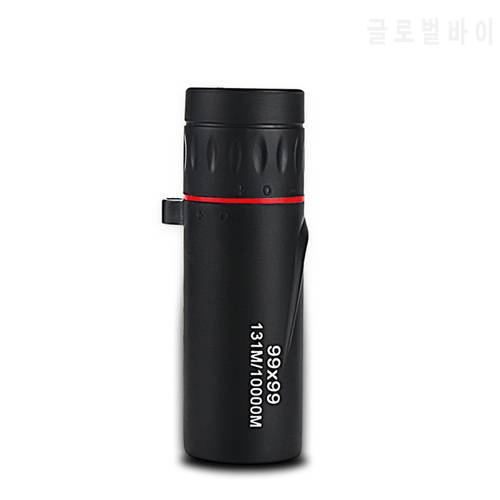 99x99 Portable Low Light Night Vision Pocket Monocular Safety Protection Fixed Zoom Neutral Single Telescope