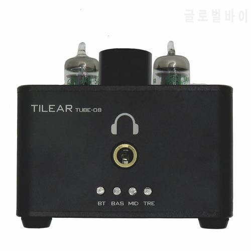 Tube-08 TPA6120 Mini USB DAC Decoder Headphone Amplifier ES9023 Bluetooth QCC3034 APTX With Treble Bass Mid Adjust Amp