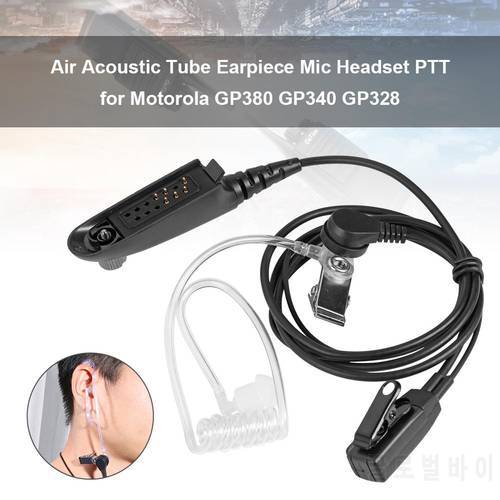 Air Acoustic Tube Earpiece Mic Headset PTT Microphone Headset Talkie Earphone for Motorola GP380 GP340 GP328