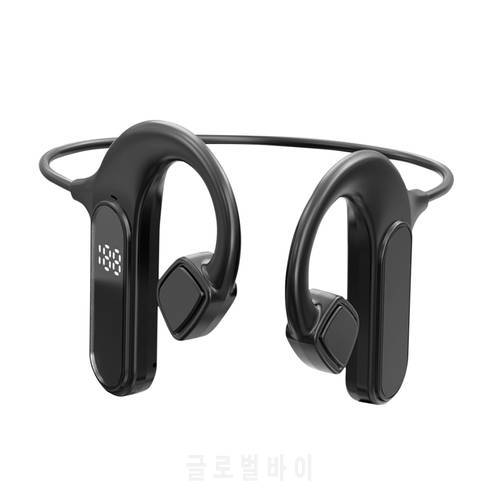 Wireless Bone Headphone Earbuds Headsets Headphones Digital Ear Hanging Wireless Stereo Earbuds with Mic