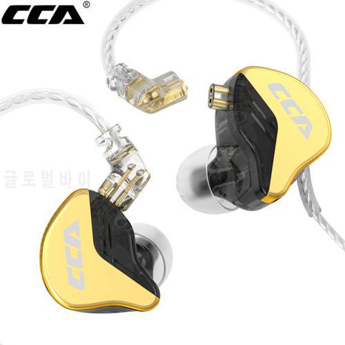 CCA CRA+ Metal Headset In Ear Monitor Phone Bass Wired Earphone With Microphone Sport Game HiFi Noice Cancelling Headphones