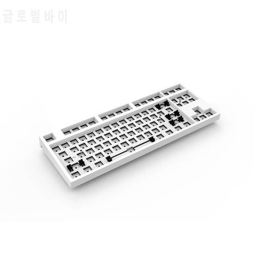 GamaKay CK87 80% Keyboard Customized Kits Hot Swappable Bluetooth-compatible 2.4G Wireless 3 Mode Mechanical Keyboard Kit