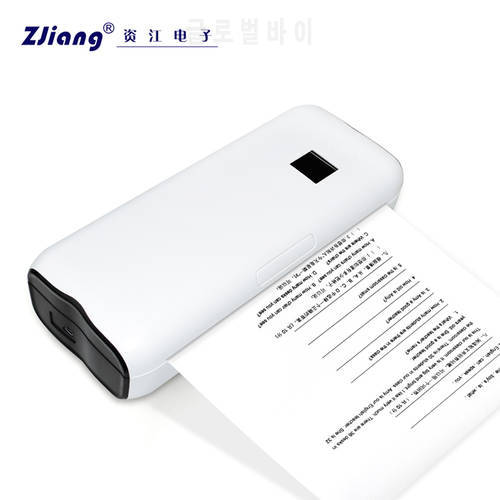 A4 Thermal Printer bluetooth wireless USB Thermal free APP Portable Mini A4 Size Thermal Printer A4 no ink for mobile phone