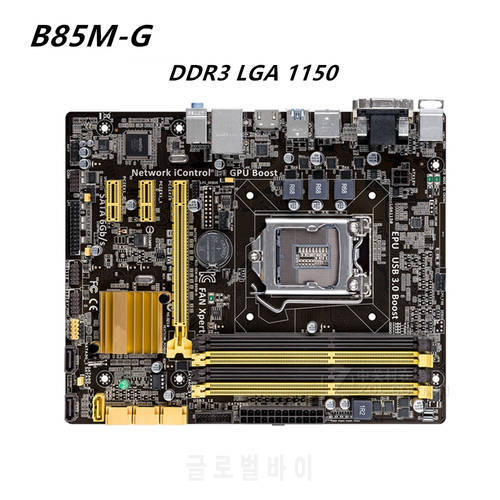 Used Desktop motherboard For B85M-G mainboard DDR3 32GB LGA 1150 computer PC motherbaord