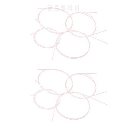 8Pcs White Nylon Ukulele String Set