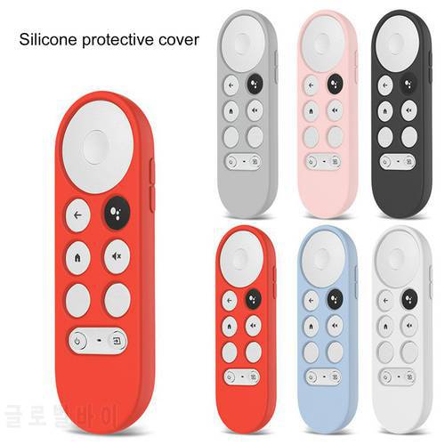 Silicone Case for Chromecast for -Google TV 2020 Voice Remote Shockproof Protective Cover for 2020 Chromecast Voice Remote