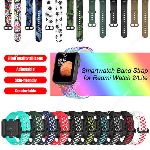 Silicone Strap For Xiaomi Mi Watch 2 Lite Global Version Smartwatch Replacement Watchband Wristband for Redmi Watch 2 Strap