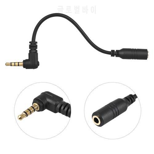 GAZ-CB04 Wholesales 3.5mm 3Pole TRS Female to 4Pole TRRS Male Microphone Adapter Cable Audio Stereo Mic Converter for Smartphone