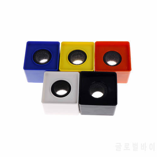 ABS Cube Shape Interview KTV Mic Microphone Logo Flag Stand Hot Sale 1pc Brand New Square Cube Shape Microphone Interview Logo