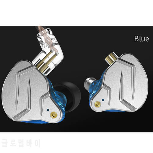 Kz Zsn Pro In Ear Earphone 1BA + 1DD Hybrid Technology Hifi Bass Earplugs Monitor Metal Headphone Sport Noise Canceling Headset
