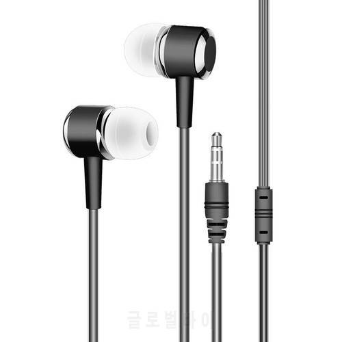 3.5mm Jack Wired Headphones Noise Canceling Headphone Stereo In-Ear Earphone Bass Sport Music Headset With Microphone Earbuds