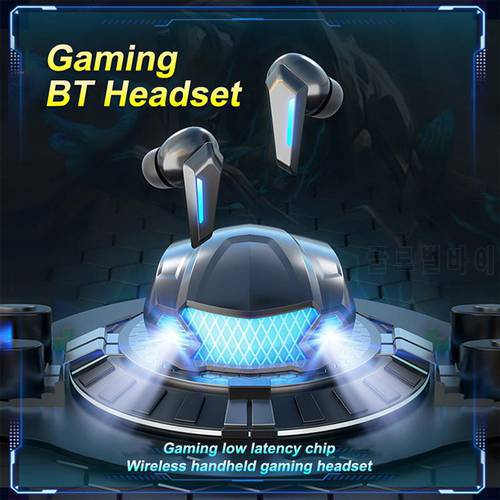 M5 TWS Gaming Earphones Bluetooth 5.2 Wireless Headphones Low Latency Headset HiFi Stereo Earbuds With Mic Handfree Hearing Aids