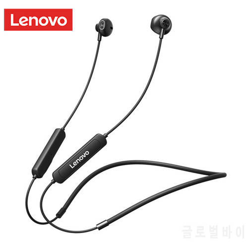 Original Lenovo SH1 Magnetic Neckband Earbuds Wireless Earphone Bluetooth 5.0 Chip HIFI Sound Quality IPX5 Waterproof Headset