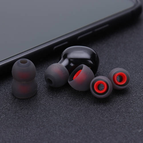 Non-toxic Wireless In Ear Earphone Eartips 6pcs Comfortable Silicone Elastic Earbuds Replacement Universal for KZ LZ A4 DZ9