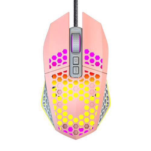 Colorful RGB Lightweight Hollow Optical USB Wired Mouse Ergonomic Design Gaming Mouse For Computer PC Laptop Gamer