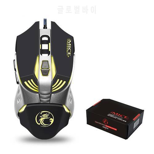V5 Game Mouse Computer Mouse 3200CPI 7 Buttons Mouse Game Ergonomic USB Optical Wired Durable Gaming Mouse