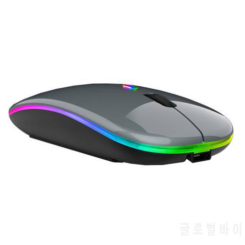 Wireless Mouse Bluetooth 2.4G Silent Laptop Gaming Mouse Gamer Rechargeable Mouse for Computer 4 Buttons High-speed Mause