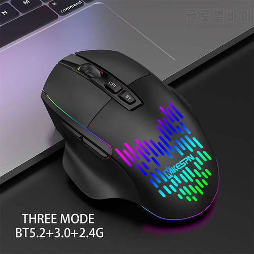 Wireless Mouse Type C Rechargeable Bluetooth 5.2 Silent Ergonomic Computer DPI 1600 For Tablet Macbook Air Laptop Gaming Office
