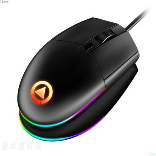 New G3SE Black Matte Seven-Color Luminous Wired Gaming Mouse For Business Office Home Laptop PC Computer Free Standard Logistics