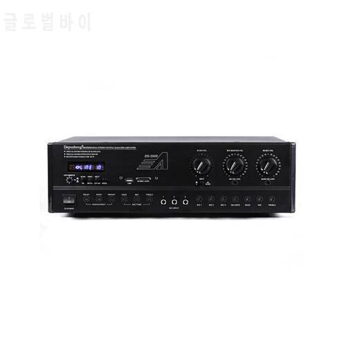 Card Pack Power Amplifier Professional K T V Bluetooth Receiver Cara Ok Merged Anti Howling Call Reverb