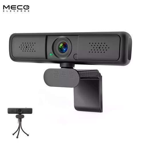 MECO Webcam 1440P Full HD Web Camera Microphone USB Web Cam For PC Computer Laptop Desktop with Privacy Cover Tripod Skype Cam