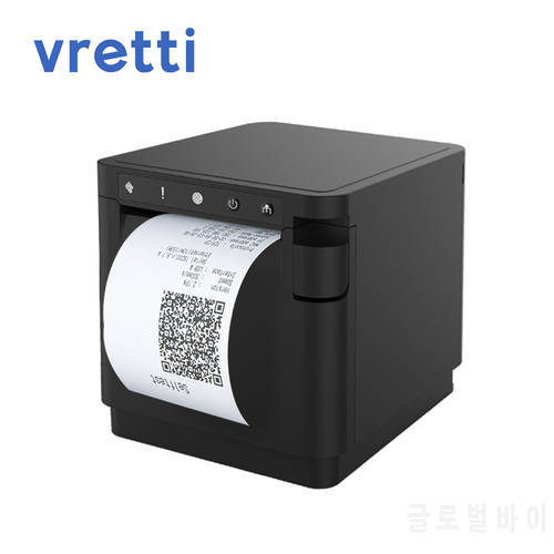 Vretti T890H 80mm Thermal Receipt Printer With Auto Cutter For Supermarket Kitchen Shop High Speed Printing Commercial Tickets