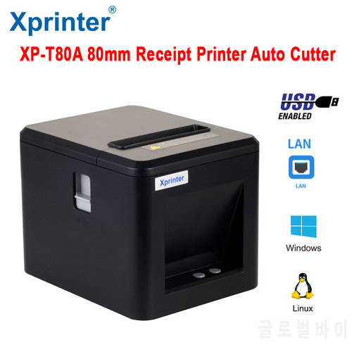 Xprinter T80A Original Cheap Wholesale 80mm Thermal Receipt Printer XP-160II Auto-cutter Kitchen/Restaurant POS Thermal Printer