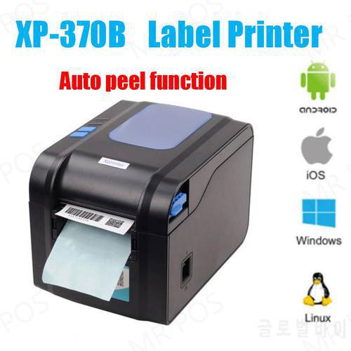 Xprinter 80mm Thermal Label Printer 20mm-80mm Barcode Sticker Printer Bluetooth Printer 365B 370B 330B LAN Bluetooth USB