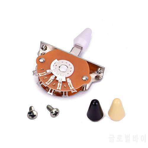 5 way Guitar Pickup Switch with Screws Pickup Selector Parts Accessories