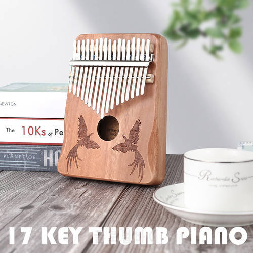 Kalimba 17 Keys Thumb Piano Mini Kalimba High Quality mahogany Mbira Body Musical Instruments Kalimba Piano Christmas Gift