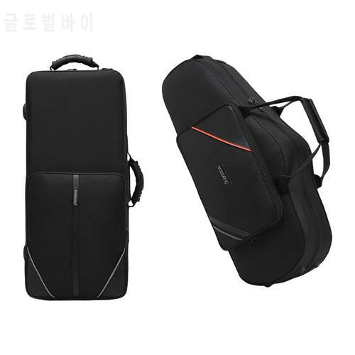 Alto Saxophone Case Multi Pocket with Straps Splash Proof Saxophone Gig Bag for Travel