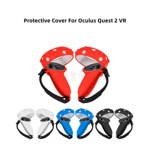 Strap Grip For Oculus Quest 2 VR Accessories Protective Cover For Oculus Quest 2 VR Touch Controller Case With Knuckle Quest 2