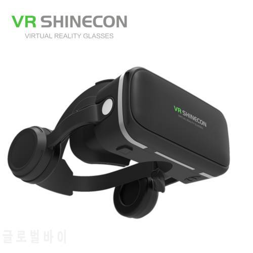 VR SHINECON FOV 100 IMAX 3D Private Theater VR Glasses with Headphone