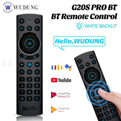 G20BTS Plus TV Remote Control G10BTS Infrared 2.4G Wireless Air Mouse G20S G10S PRO BT 5.0 Remote For Android TV BOX X96 A95X W2