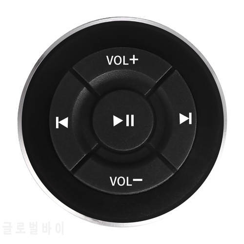 Wireless Bluetooth-compatible Media Steering Wheel Remote Control Mp3 Music Player for Android IOS Smartphone Control Car Kit