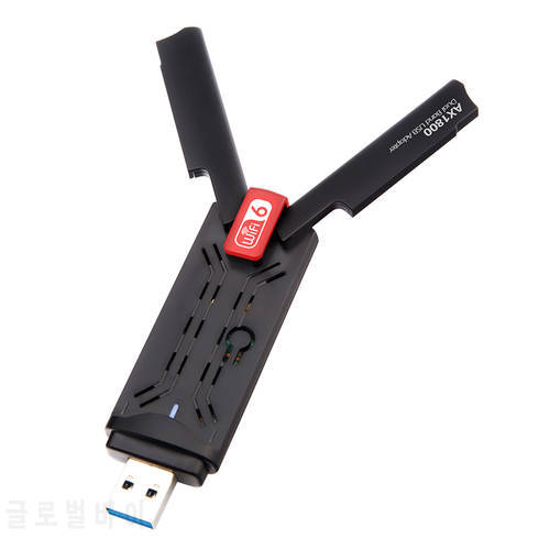 AX1800 2.4GHz+5GHz WiFi Adapter USB3.0 1800Mbps High Speed Wireless Accessories Compatible with 802.11ax/ AC/A/B/G/N Devices