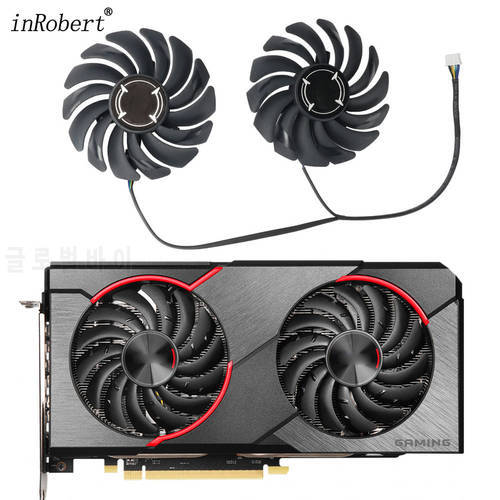 PLD09210S12HH 12V 0.40AMP Fan Video Card 85mm For MSI RX 5500 XT GAMING X RX5500 Graphics Card Replacement Fan