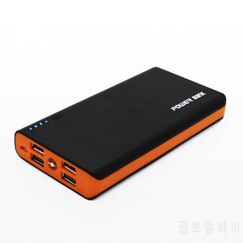 Phone Charger Power Bank Case Carregador De Bateria USB Charger Powerbank LED Flashlight Not Included Batteries