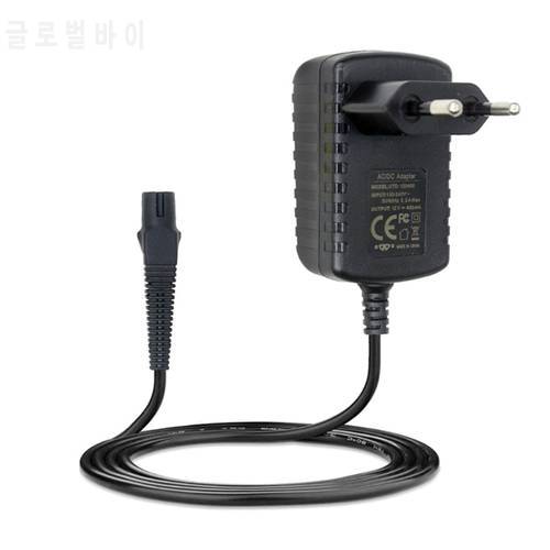 12V 0.4A Wall Plug AC Power Shaver Charger Adapter for Brauns Shaver 5415 5416 5497 5610 5611 5612 5613 5663 5684 EU Plug