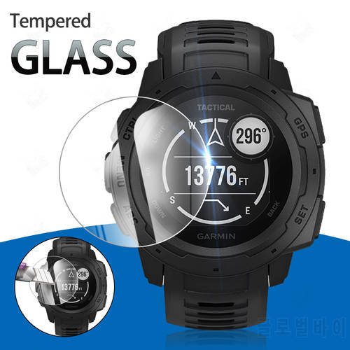 For Garmin instinct Tactical 2 2S Tempered Glass Screen Protector For Garmin instinct Sports Tide Solar 9H Clear Protective Film