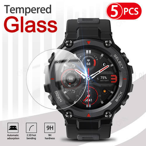 Tempered Glass Protective Film For Huami Amazfit T Rex 2 Pro Smart Watch Screen Protector Accessories For Amazfit TRex T-Rex Pro